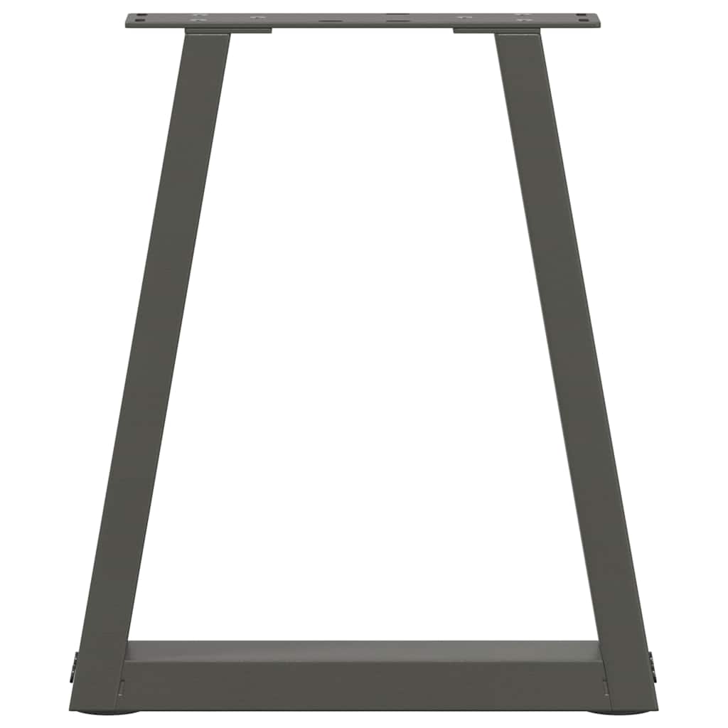 vidaXL Coffee Table Legs V-Shape 2 pcs Anthracite 28x(42-43.3) cm Steel 5