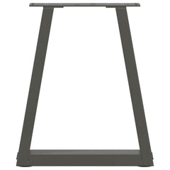 vidaXL Coffee Table Legs V-Shape 2 pcs Anthracite 28x(42-43.3) cm Steel 5