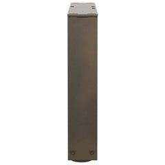 vidaXL Coffee Table Legs V-Shape 2 pcs Natural Steel 30x(30-31.3) cm Steel 6