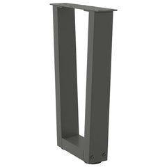 vidaXL Coffee Table Legs V-Shape 2 pcs Anthracite 28x(42-43.3) cm Steel 4