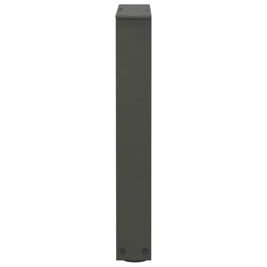 vidaXL Coffee Table Legs V-Shape 2 pcs Anthracite 28x(42-43.3) cm Steel 6