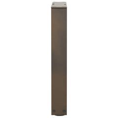 vidaXL Coffee Table Legs V-Shape 2 pcs Natural Steel 28x(42-43.3) cm Steel 6