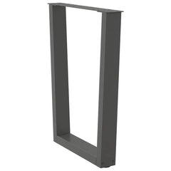 vidaXL Dining Table Legs V-Shape 2 pcs Anthracite 70x(72-73.3) cm Steel 4