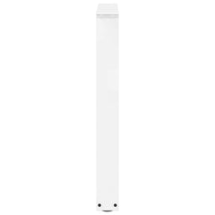 Dining Table Legs V-Shape Steel 3 pcs White 70 x (72-73.3) cm