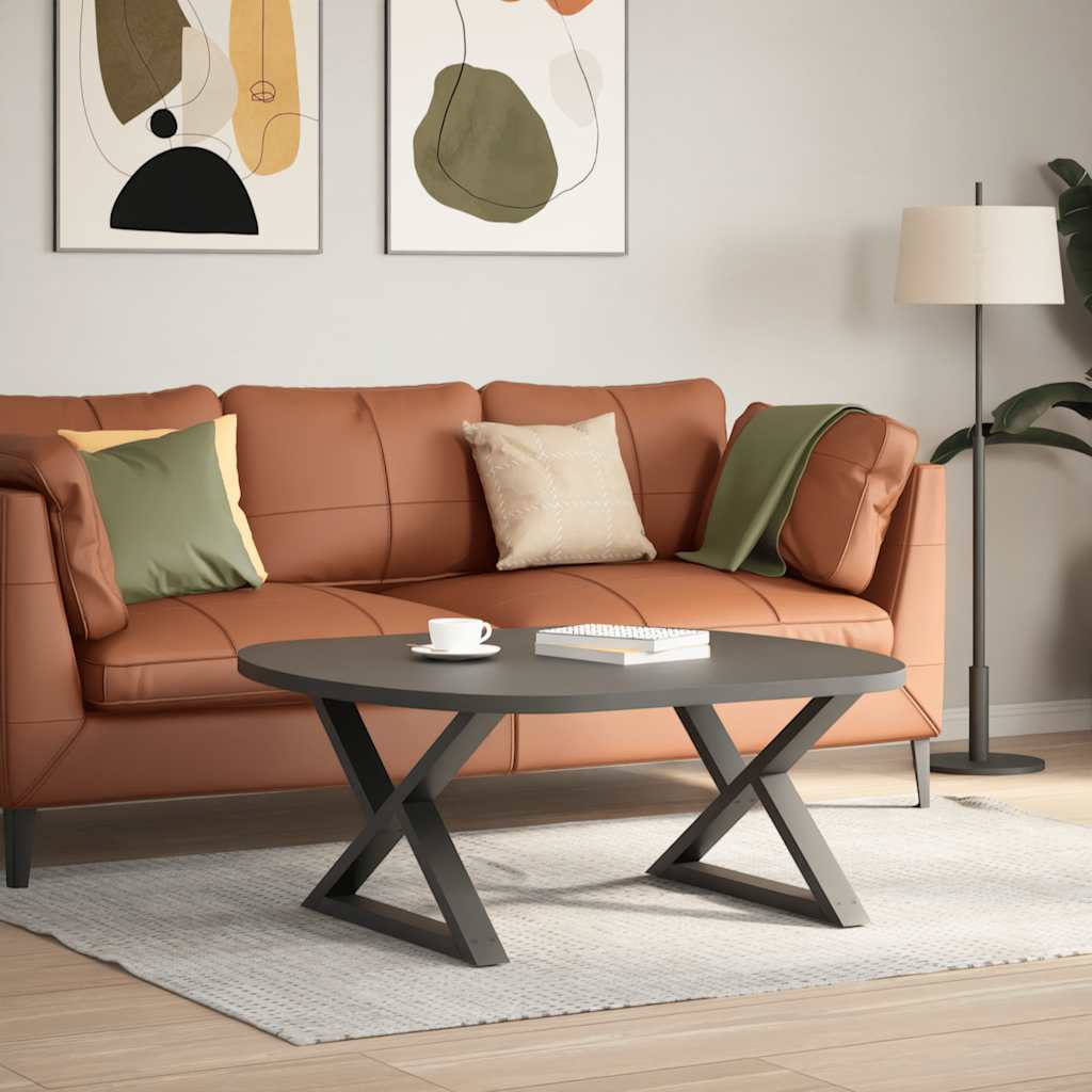Coffee Table Legs 2 pcs 30x(30-31.3) Steel Anthracite 70 x (42-43.3) cm
