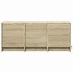 vidaXL TV Cabinet with LED Sonoma Oak 97x34x40 cm Engineered Wood 6