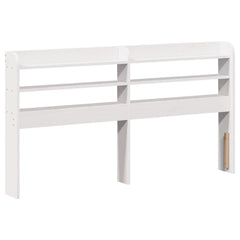 Bed Frame without Mattress Solid Wood Pine Length 200 cm White 160 cm