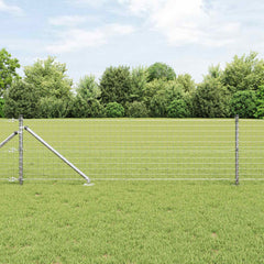 Ground Spike Fence Post Silver Galvanised Steel