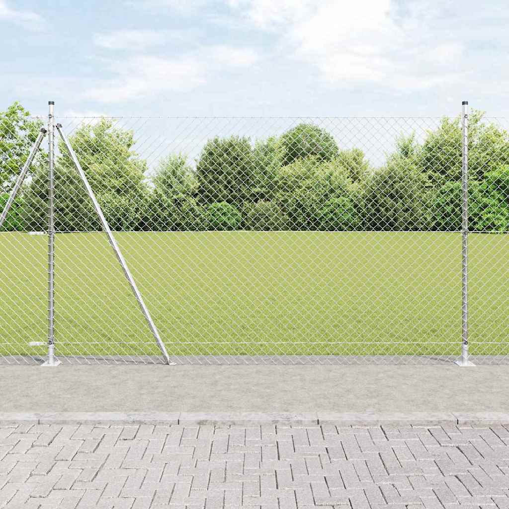 Chainlink Fence Concrete Base mesh Size Fix Galvanised Steel
