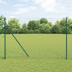 Euro Fence PVC-Coated Steel Mesh Ground Fix Green Size