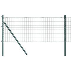 vidaXL Euro Fence Ground Fix 10 x 0.4 m PVC-Coated Steel Green Mesh 2