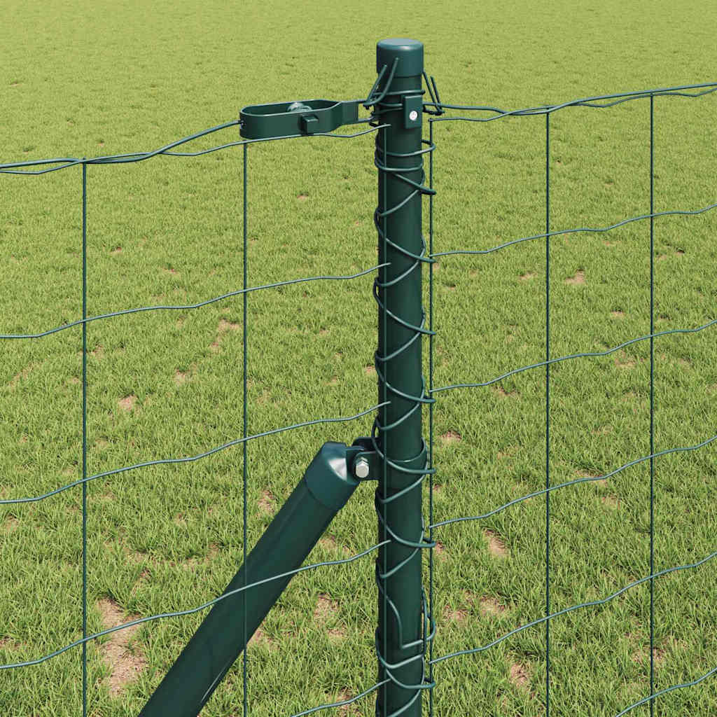 Euro Fence 25 x 1 m PVC-Coated Steel Mesh Ground Fix Green 100 x 100 mm mesh