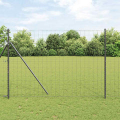 Euro Fence 10 x 1 m PVC-Coated Steel Mesh Ground Fix Grey mesh Size 100 x 100 mm mesh 1.6 m