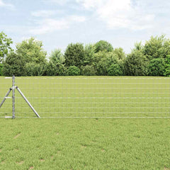 vidaXL Outdoor Euro Fence Ground Fix 25 x 0.4 m Galvanised Steel Mesh 1