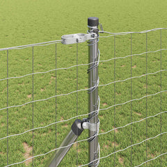 Outdoor Euro Fence 25 x 1.2 m Mesh Ground Fix Galvanised Steel 76 x 64 mm mesh
