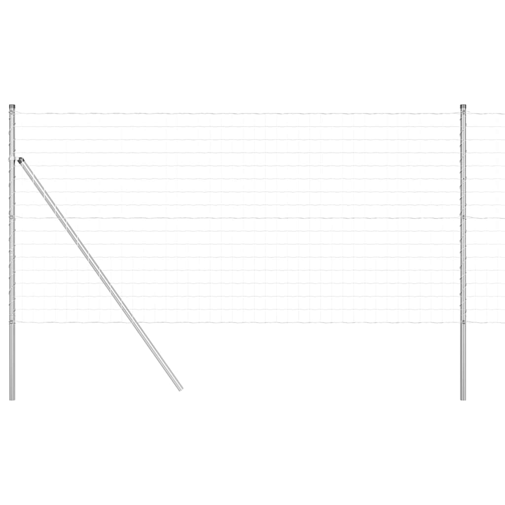 Outdoor Euro Fence 25 x 1.2 m Mesh Ground Fix Galvanised Steel 76 x 64 mm mesh