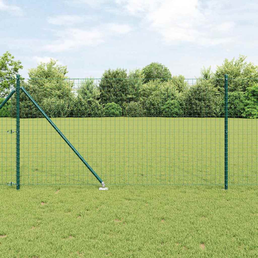 Euro Fence Spikes PVC-Coated Steel Mesh Spike Anchor Fix Green