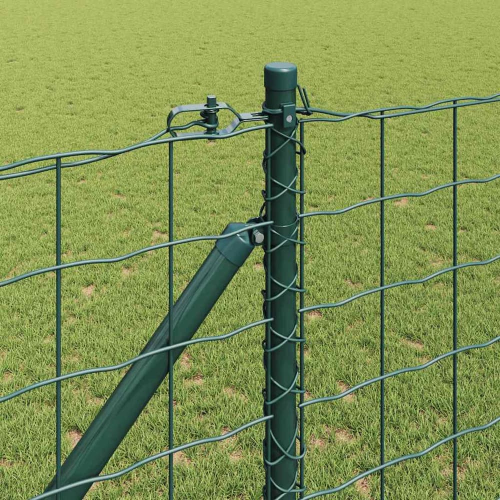 Euro Fence Spikes PVC-Coated Steel Mesh Spike Anchor Fix Green
