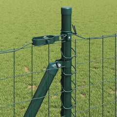 Euro Fence with Concrete Base 10 x 1 m PVC-Coated Steel Concrete Base Fix Green mesh Size 50 x 75 mm mesh 1 m