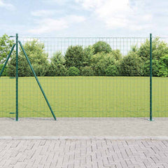 Euro Fence Concrete Base PVC-Coated Steel Fix Green mesh Size
