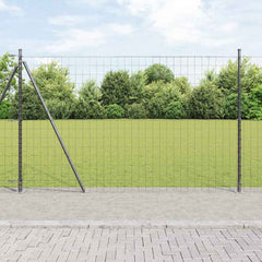Euro Fence Concrete Base PVC-Coated Steel Fix Grey mesh Size