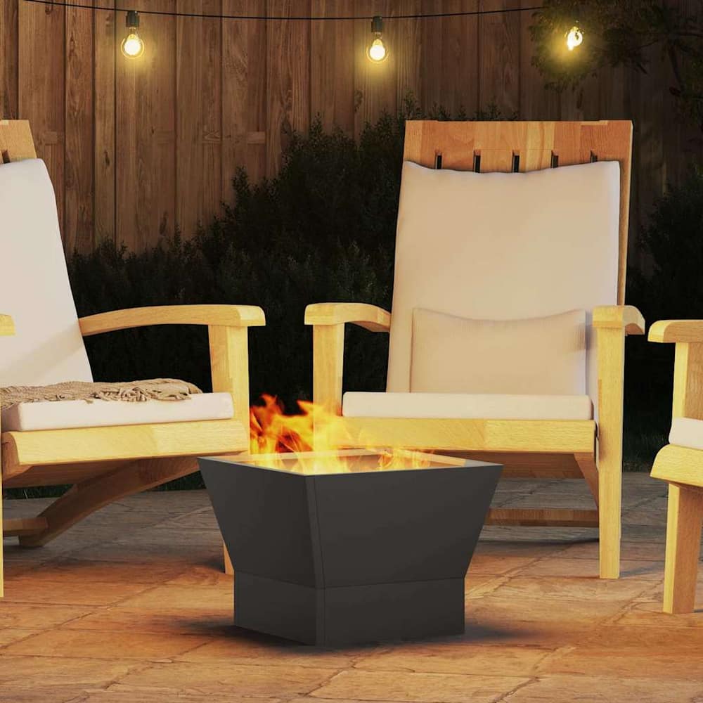 Fire Bowl Black Weathering Steel Cold-rolled steel/black 40 cm 30 cm 40 cm