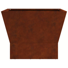 vidaXL Fire Bowl Rusty 40 x 40 x 35 cm Weathering Steel 6