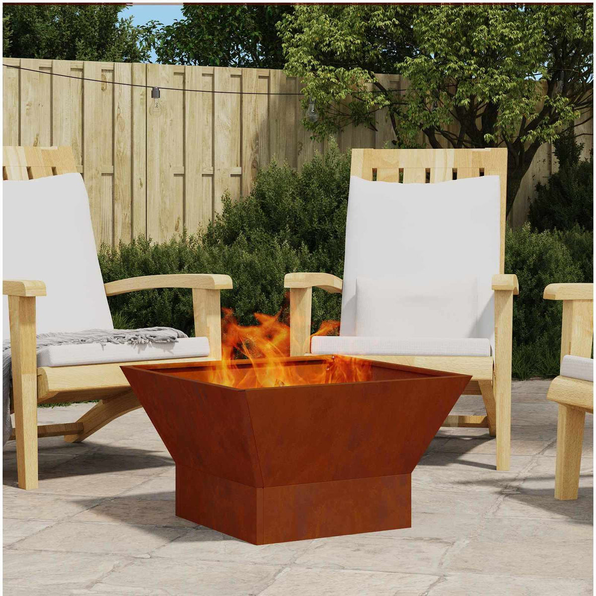 Fire Bowl Rusty Weathering Steel Weathering steel/brown 60 cm 35 cm 60 cm
