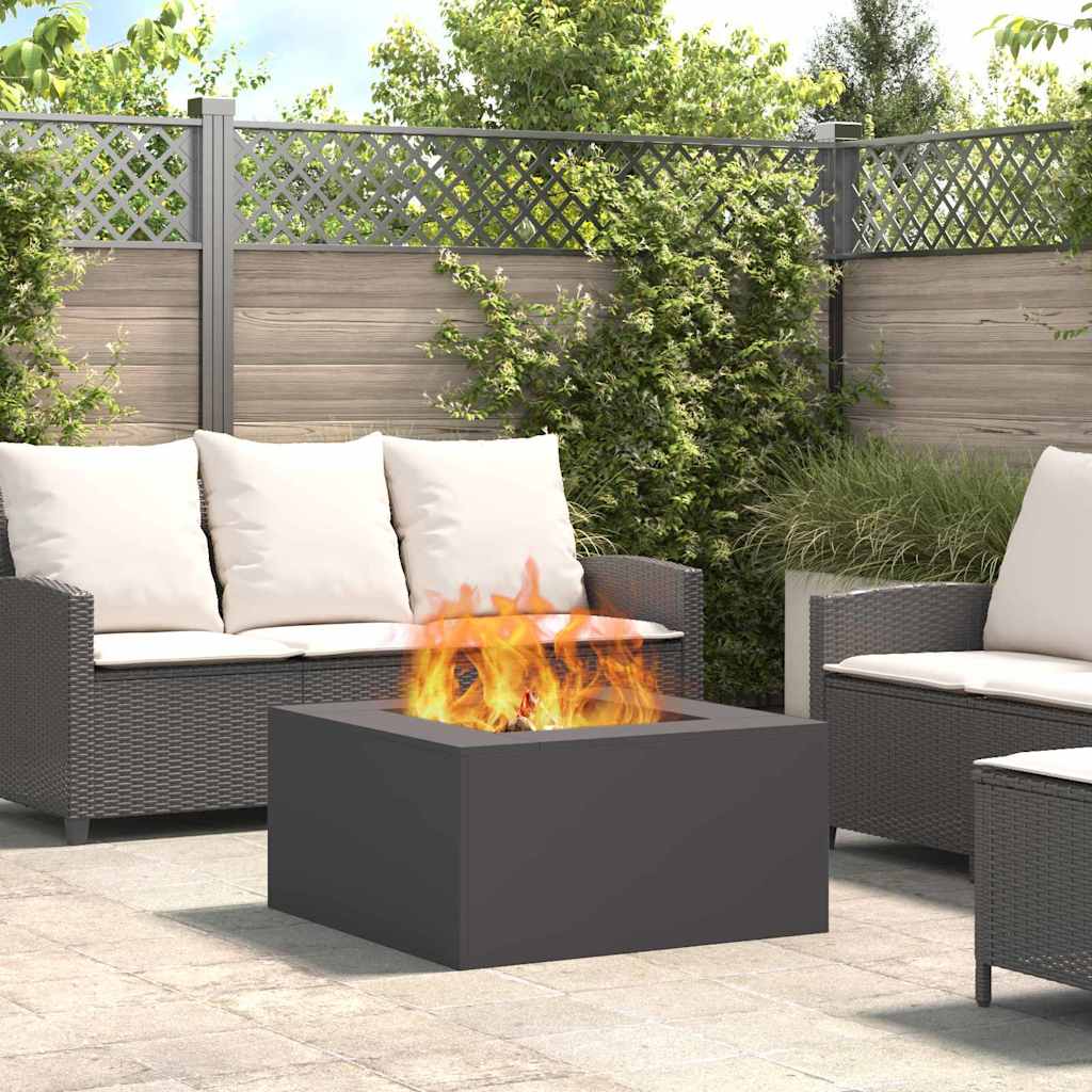 Fire Bowl Black Weathering Steel Cold-rolled steel/black 80 cm 40 cm 80 cm