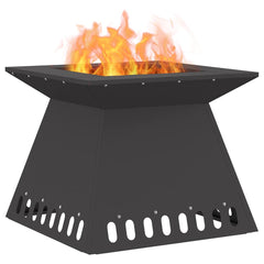 Fire Bowl Black Weathering Steel Cold-rolled steel/black 48 cm 40 cm 48 cm