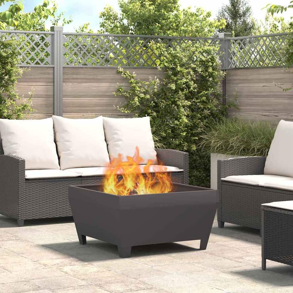 Fire Bowl Black Weathering Steel Cold-rolled steel/black 80 cm 43 cm 80 cm
