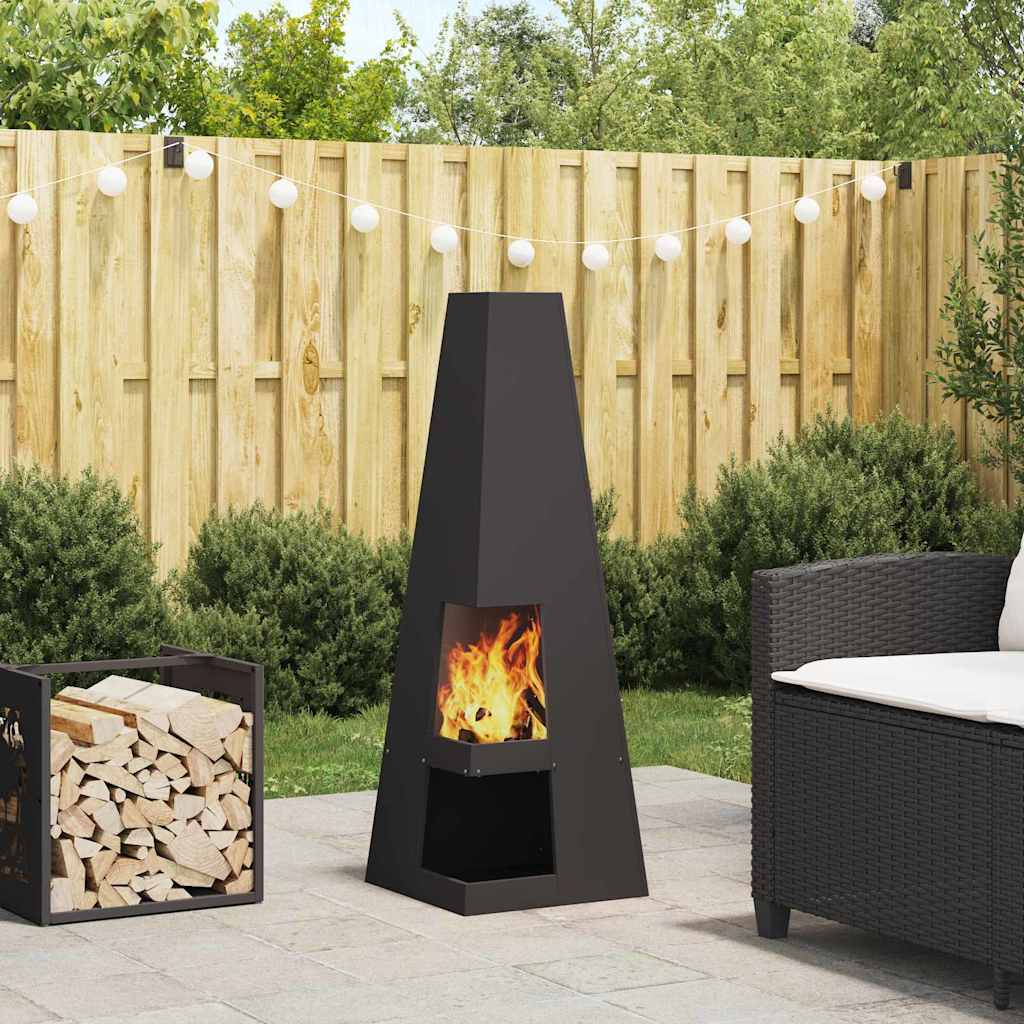 Fire Bowl Black Weathering Steel Cold-rolled steel/black 35 cm 35 cm