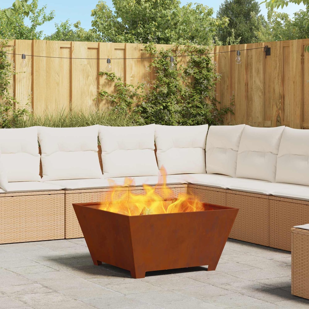 Fire Bowl Rusty Weathering steel/brown 80 cm 40 cm 80 cm