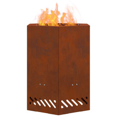 Smokeless Fire Bowl Black Weathering Steel Weathering steel/brown 38 cm 38 cm