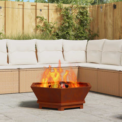 Fire Bowl Rusty Weathering steel/brown 75 cm 75 cm