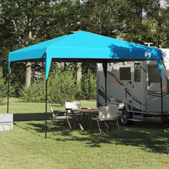 Canopy Tent 290 x 290 x 251 cm Fabric Blue