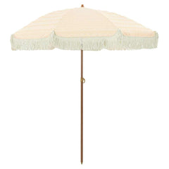 vidaXL Beach Parasol 160 x 160 x 196 cm Polyester and Steel Round 2