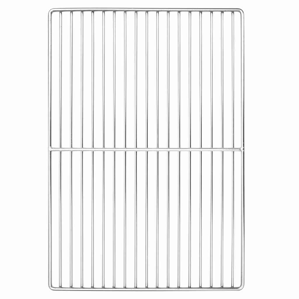 vidaXL Grill Grate 47 x 32.5 cm Stainless Steel Silver 1