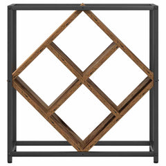 vidaXL Wine Rack 16 bottles Engineered Wood Old Wood 6