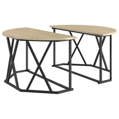 vidaXL Coffee Table Sonoma Oak 80 x 80 x 42 cm 2