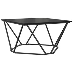 vidaXL Coffee Table Black Oak 80 x 80 x 45 cm 2
