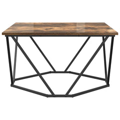 vidaXL Coffee Table Smoked Oak 80 x 80 x 45 cm 6