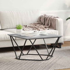 vidaXL Coffee Table Grey Sonoma 80 x 80 x 45 cm 1