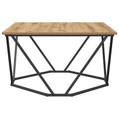 vidaXL Coffee Table Artisan Oak 80 x 80 x 45 cm 5