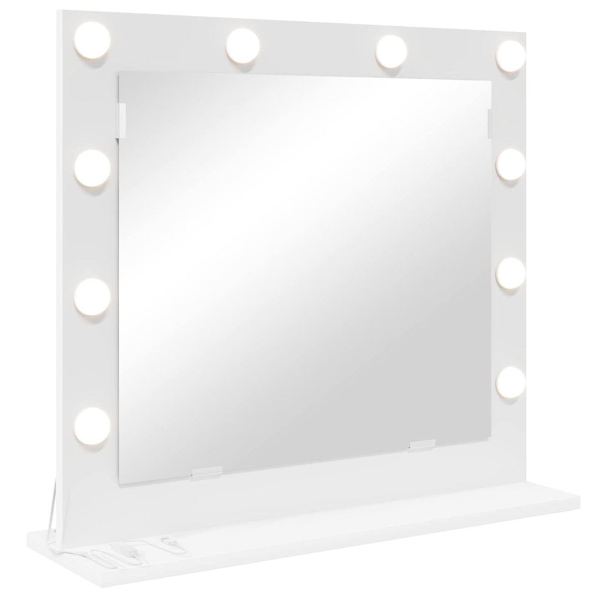 Vanity Mirror 60 x 55 x 18 cm Rectangular White