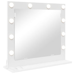 Vanity Mirror 60 x 55 x 18 cm Rectangular White