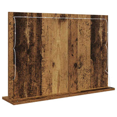 vidaXL Vanity Mirror Old Wood 80 x 55 x 18 cm Rectangular 6