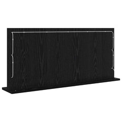 vidaXL Vanity Mirror Black Oak 100 x 45 x 18 cm Rectangular 6