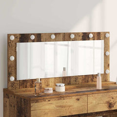 vidaXL Vanity Mirror Old Wood 100 x 45 x 18 cm Rectangular 1