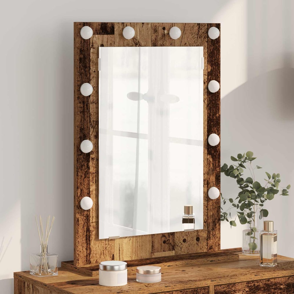 Vanity Mirror 70 x 50 x 18 cm Rectangular Old wood